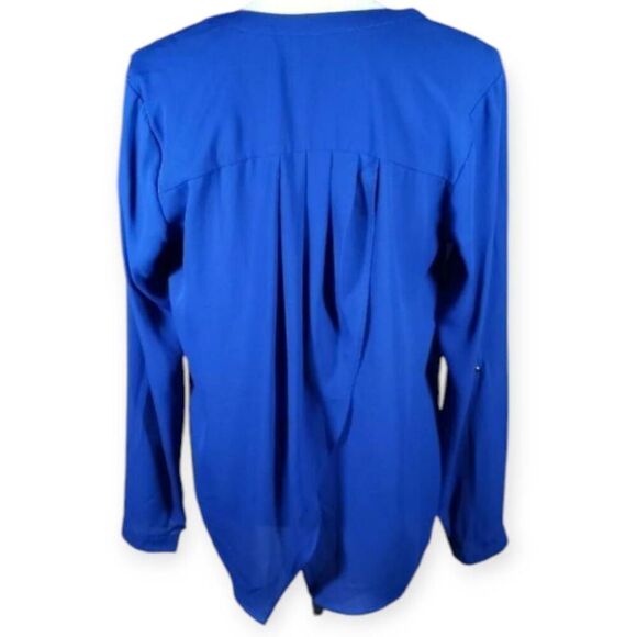 FOREVER 21 COBALT BLUE BLOUSE SZ.S EUC. - Picture 3 of 5
